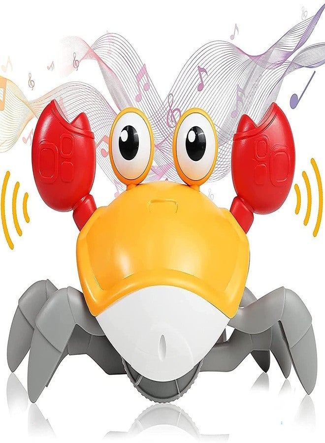 HDA GROUP Musical Sound Toy Crawling Crab Baby Musical Kids 3+ Years Toy | Fun Musical Learning Toy with Lights & Sounds - Encourages Creativity, Hand-Eye Coordination (Multicolor) - Image 1